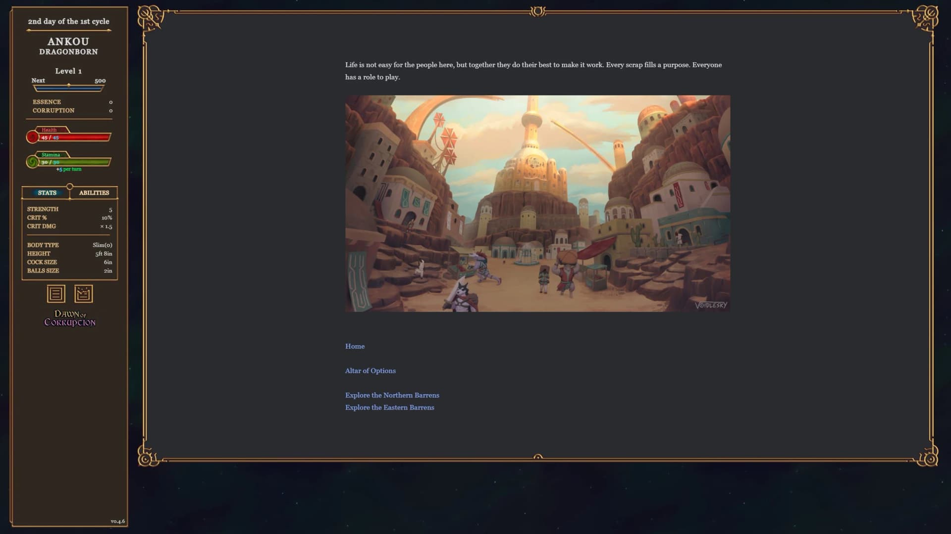 Dawn of Corruption screenshot 1