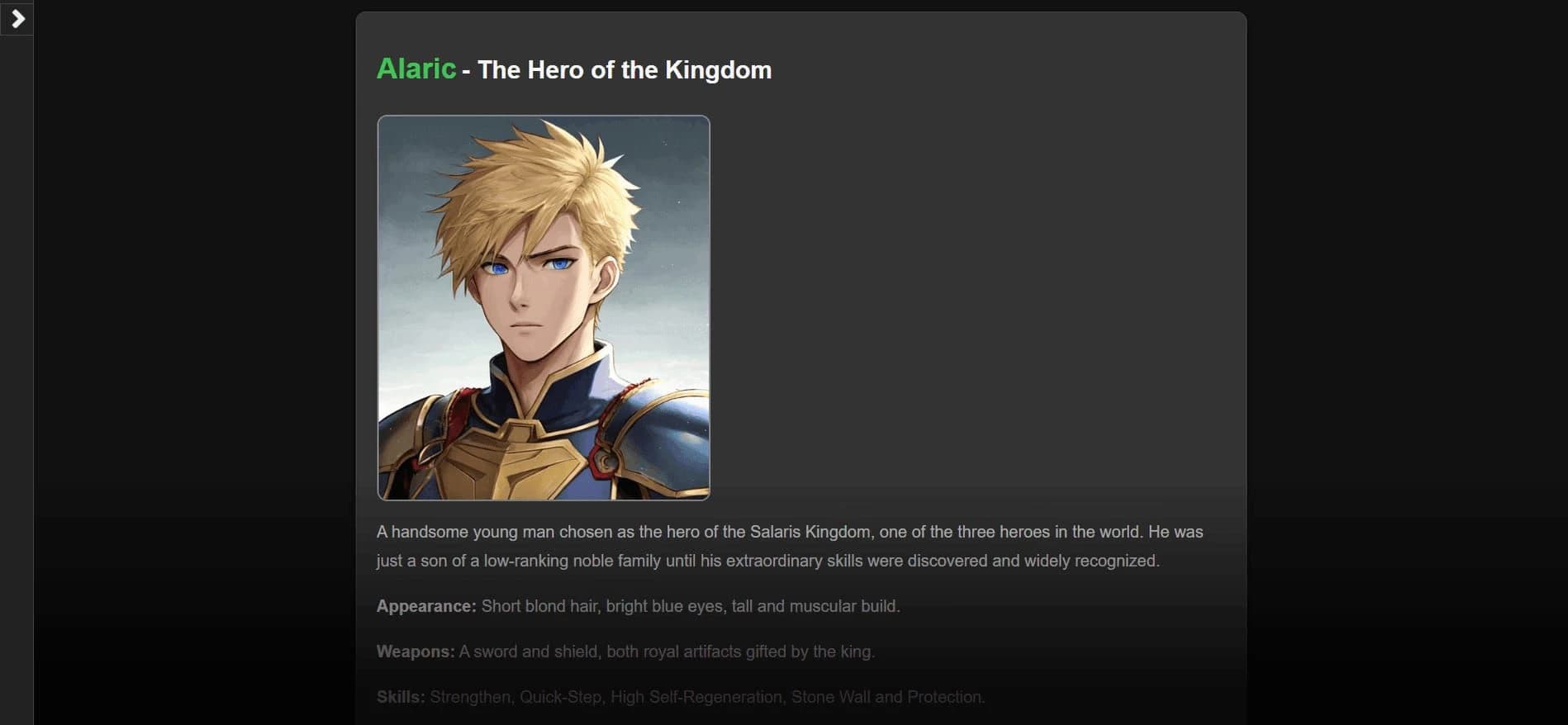 Hero's Companion screenshot 1
