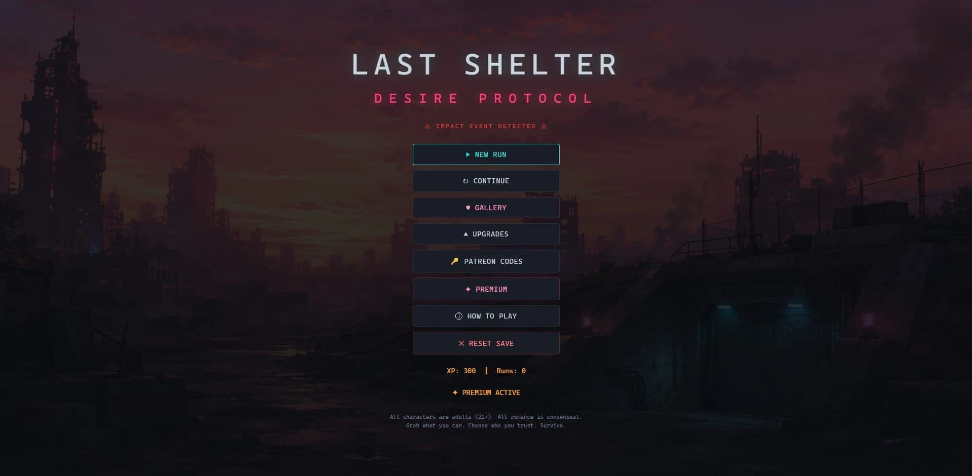 LAST SHELTER screenshot 1
