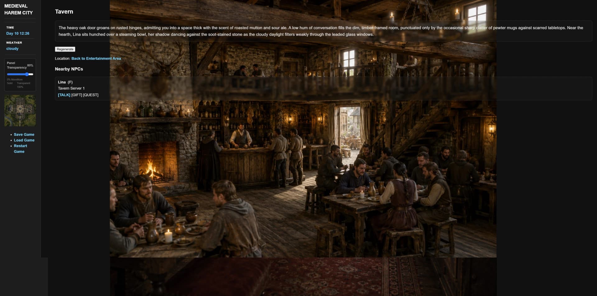 Medieval Harem City screenshot 1