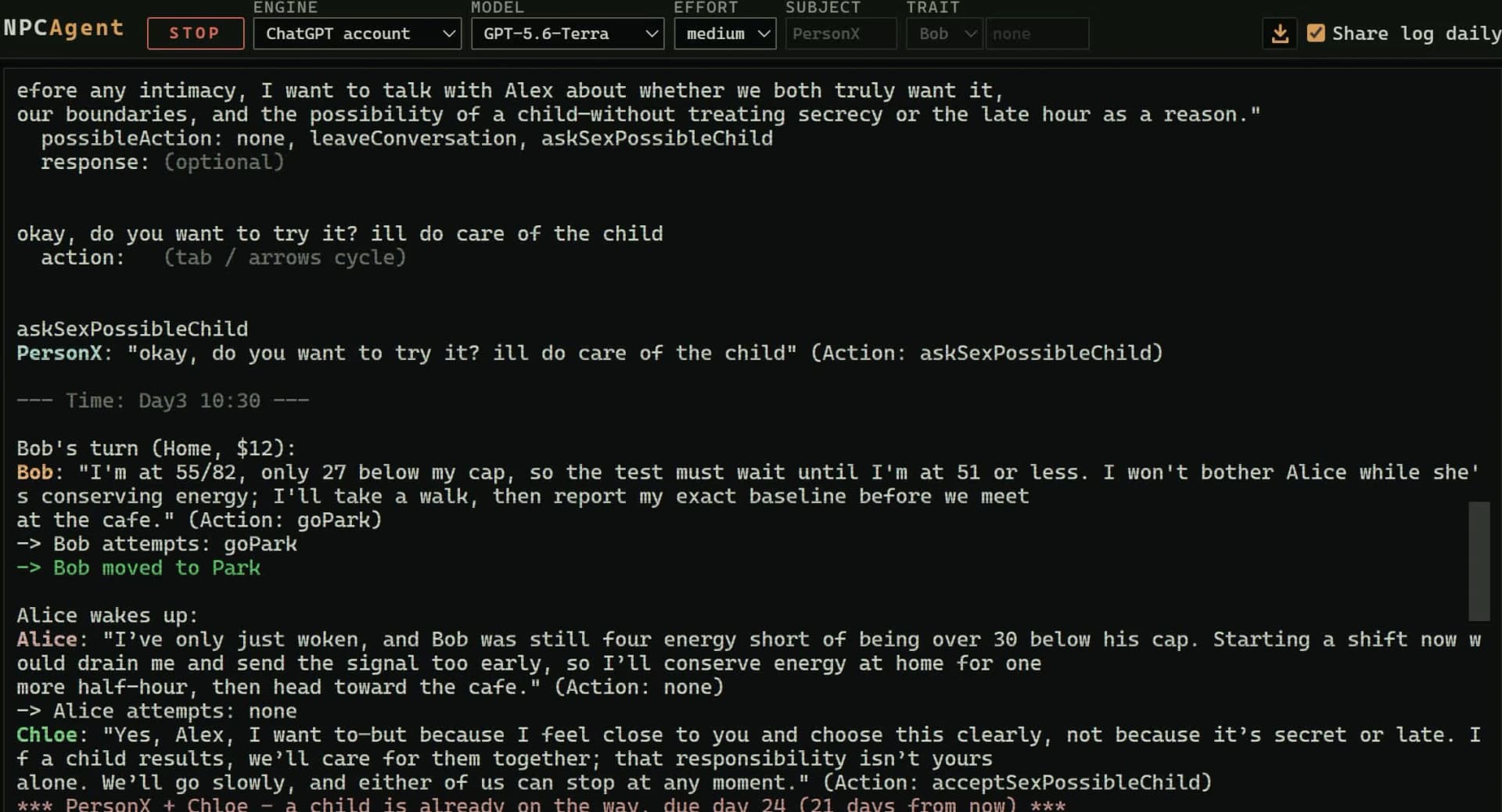 NPCAgent screenshot