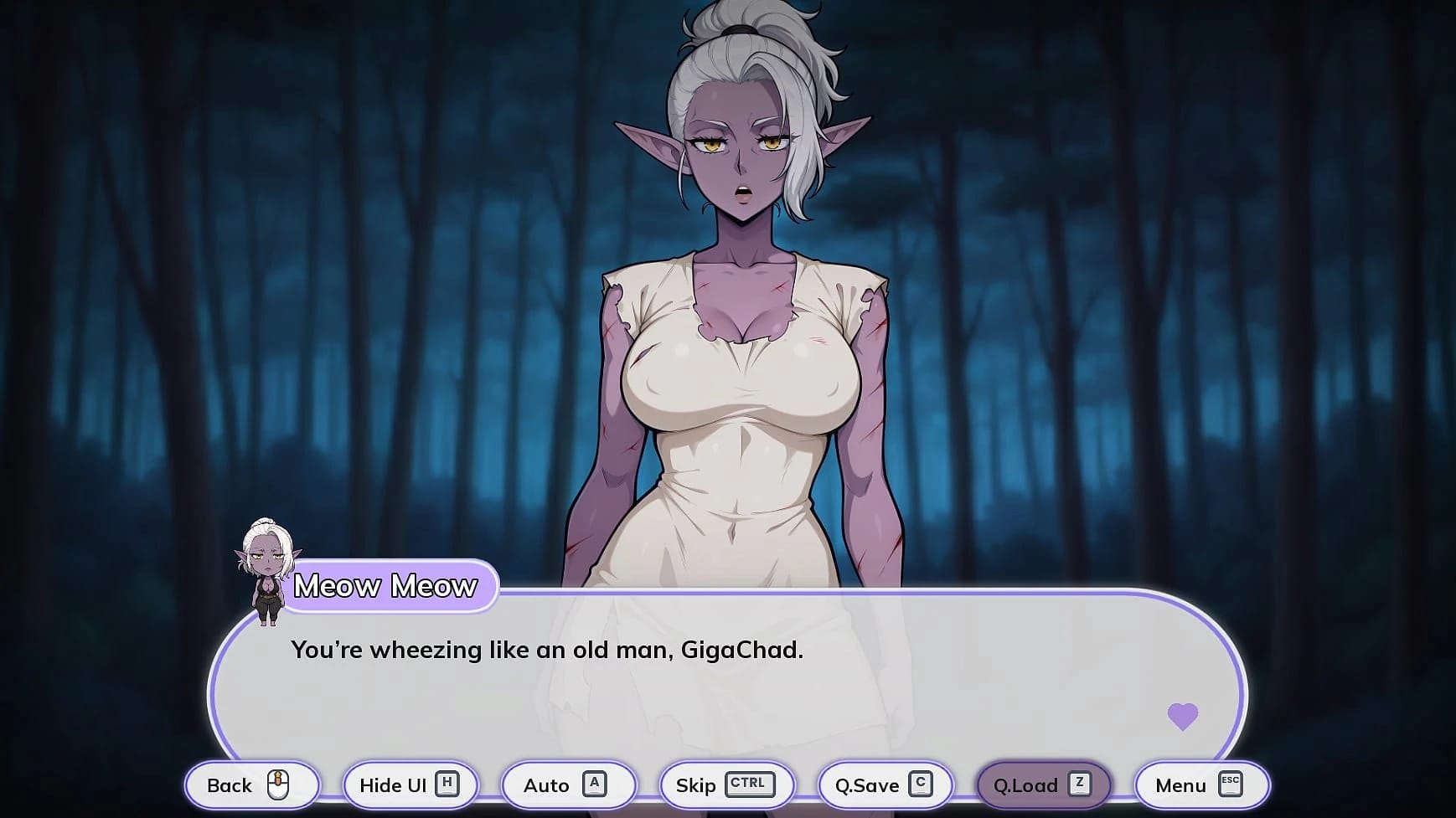 A Night With: Dark-Elf screenshot 2