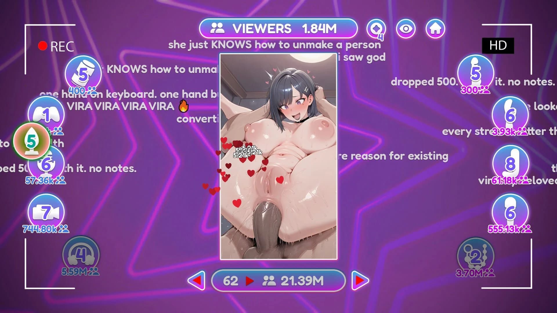 Clicker Complex: Vira’s Private Stream screenshot 2