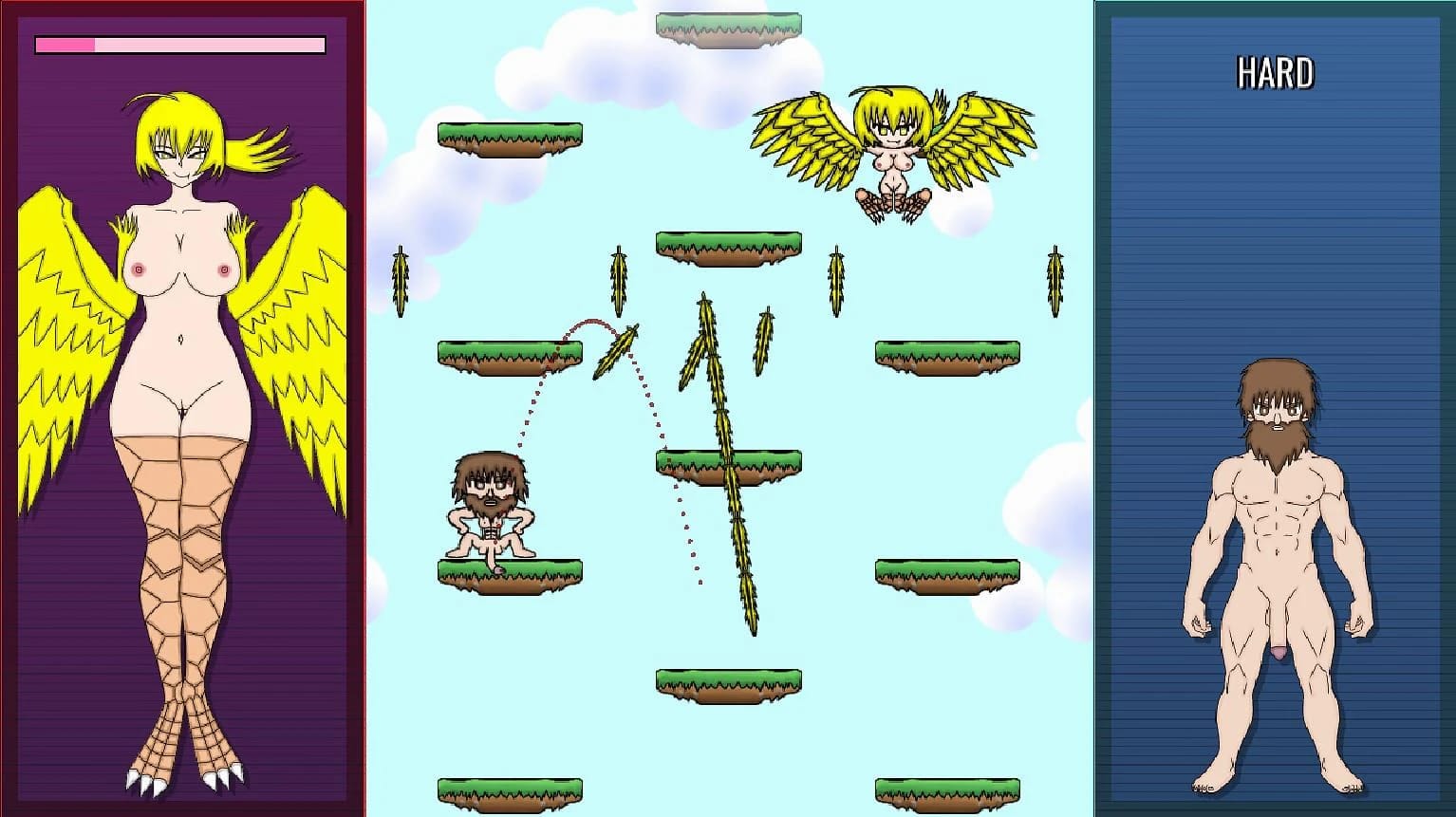 Climber Boy and Harpy Girls screenshot 2