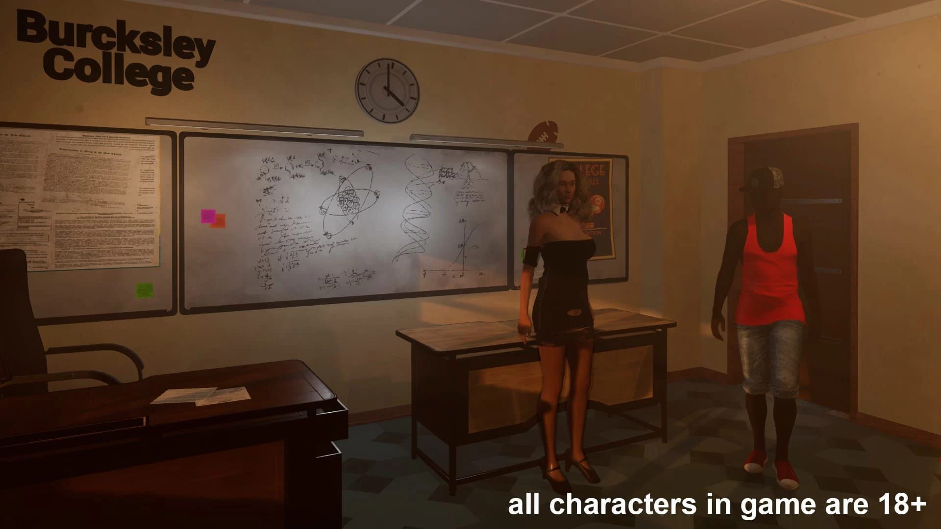 Expose My Teacher (A Wife and Mother Fan Game) screenshot 2