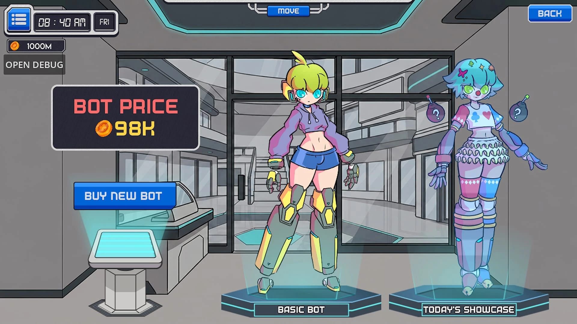 Fembot Vending Machine screenshot 2