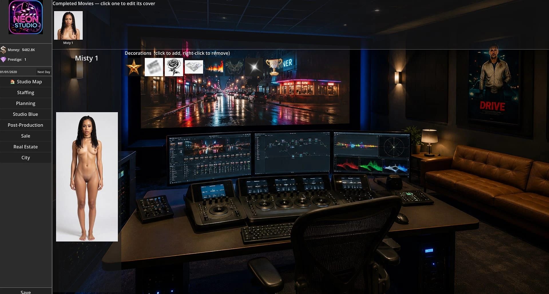Neon Studio Tycoon screenshot 3