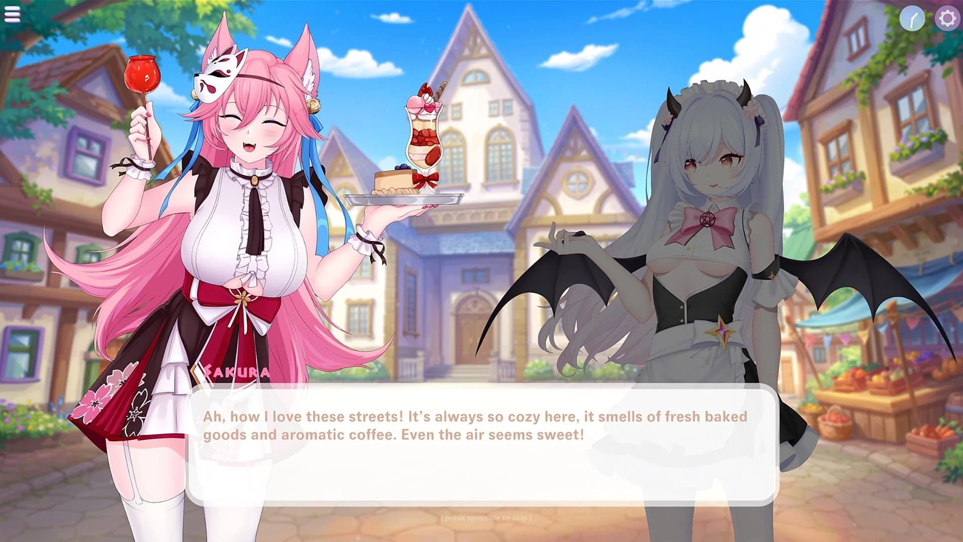Shuffle Waifu Cafe screenshot 2