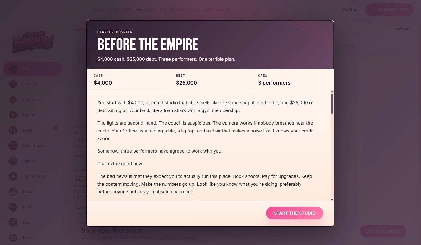 Studio Empire screenshot 3