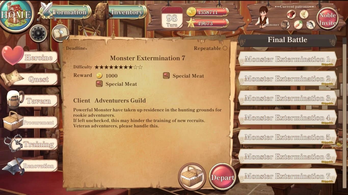 The Dreaming Tavern and Secret Training screenshot 3
