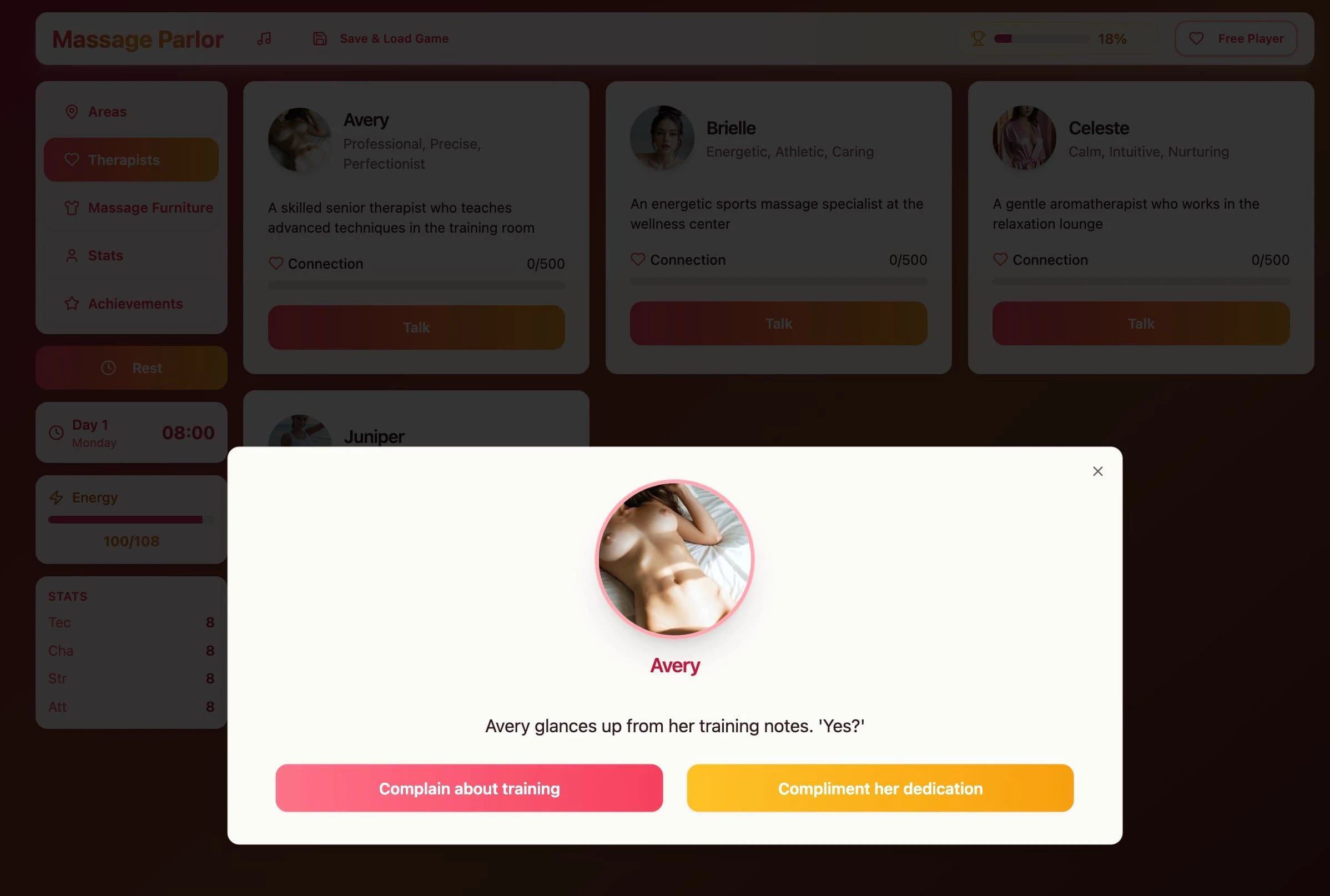 Massage Parlor screenshot 2