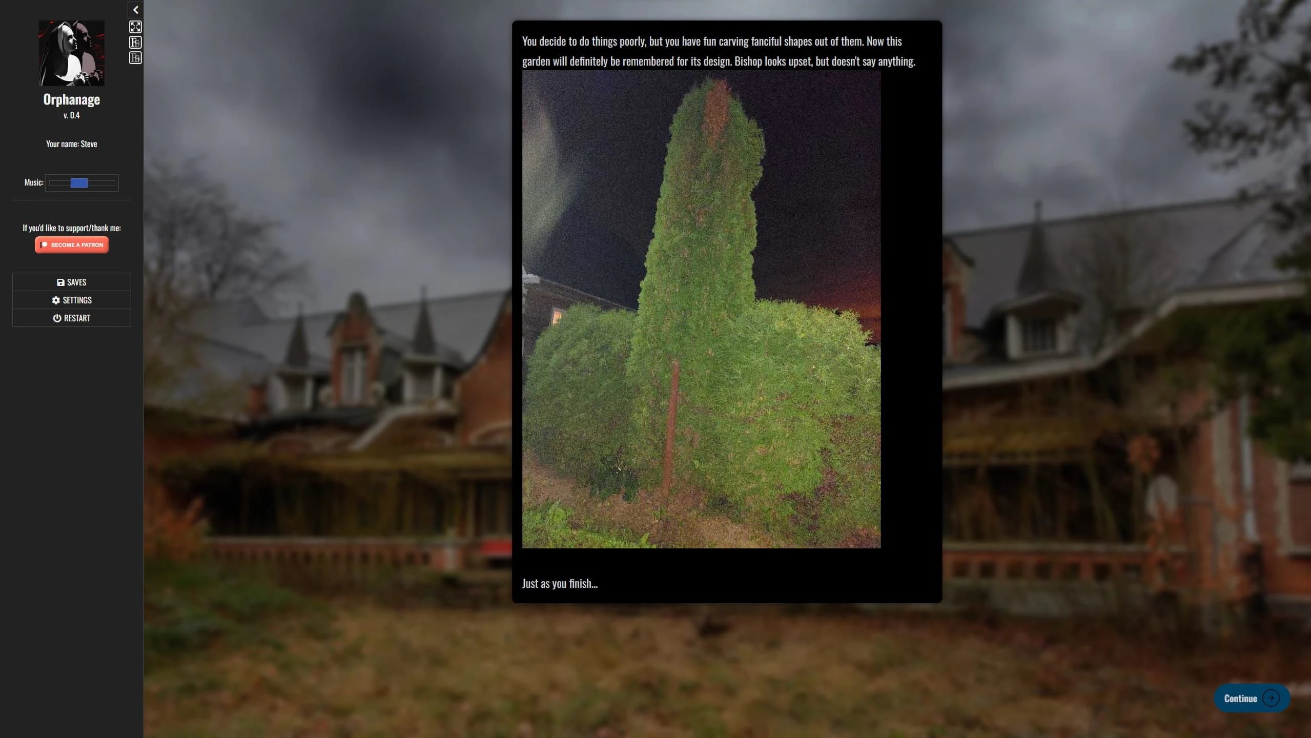 Orphanage screenshot 2