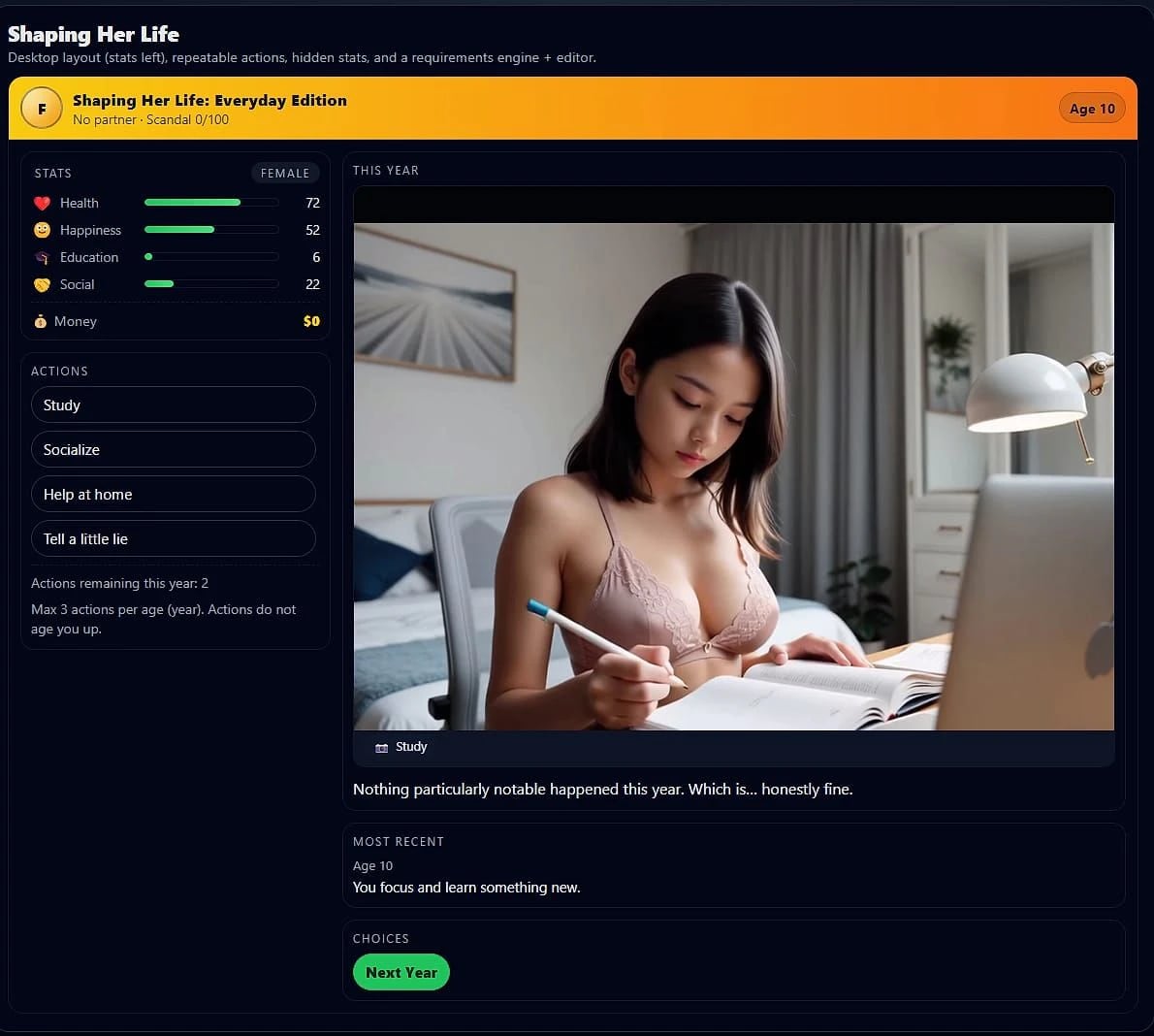 Shaping Her Life screenshot 2
