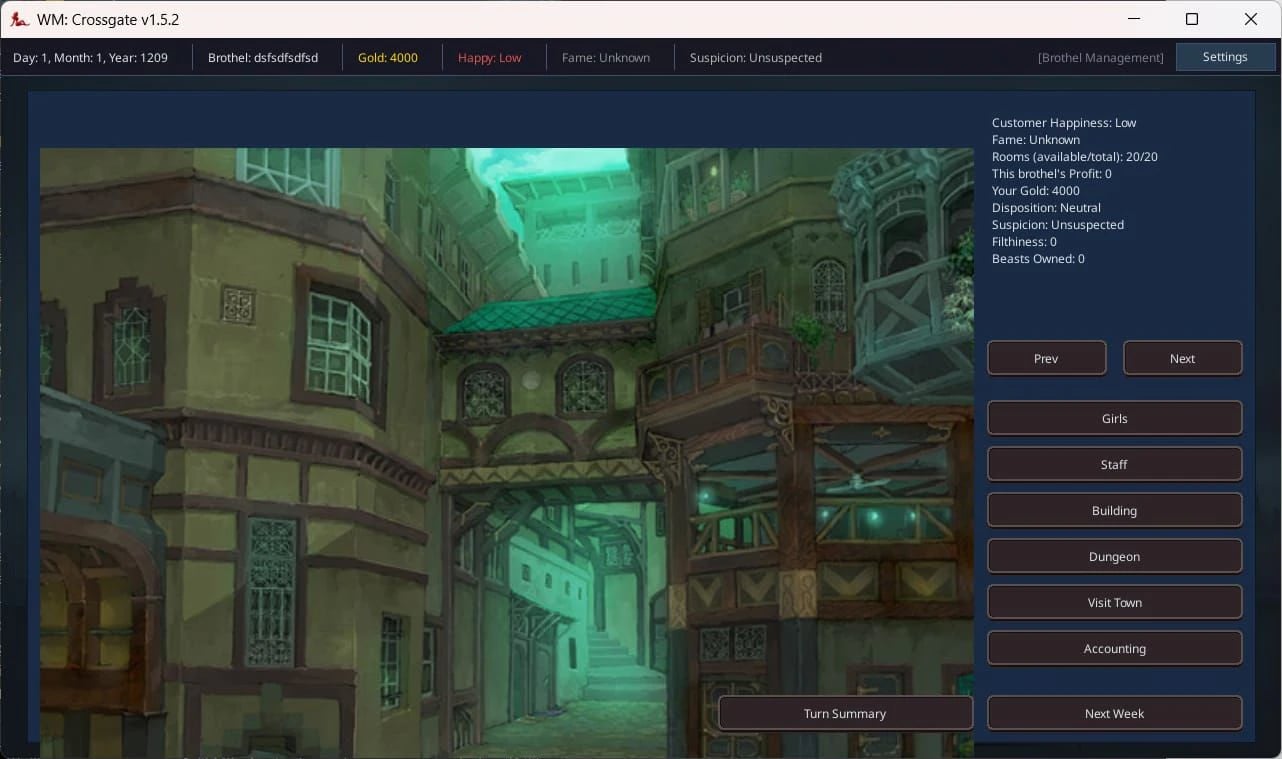 WhoreMaster Crossgate screenshot 2