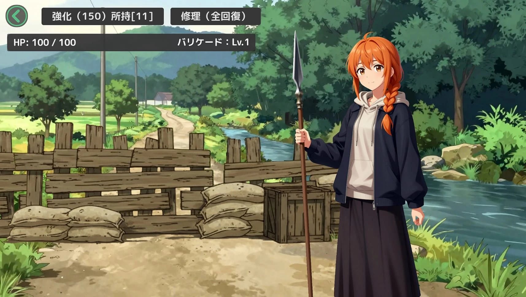 Zombie Diary: Survival with Sisters Miu &amp; Rei screenshot 2