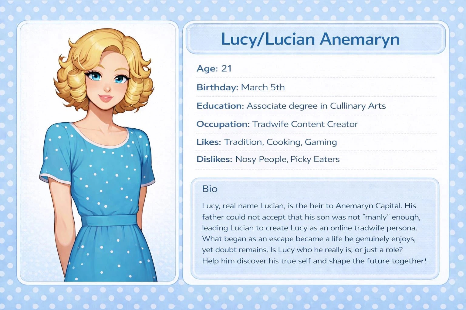 My tradwife is a Femboy? screenshot 1