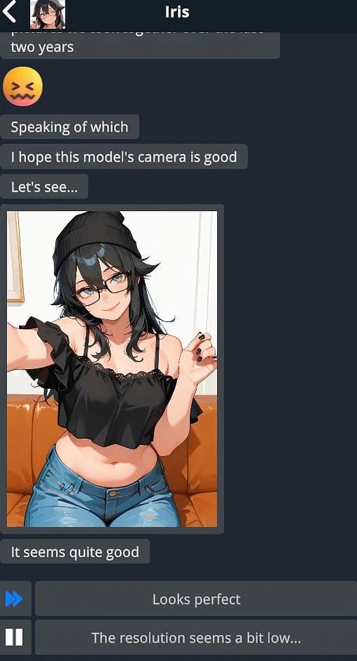 Netorase phone: Iris screenshot 1
