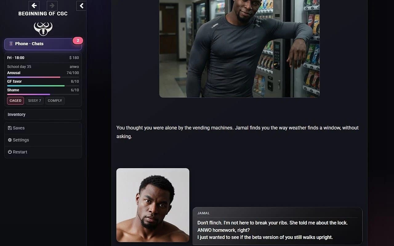 Beginning of CGC screenshot 2