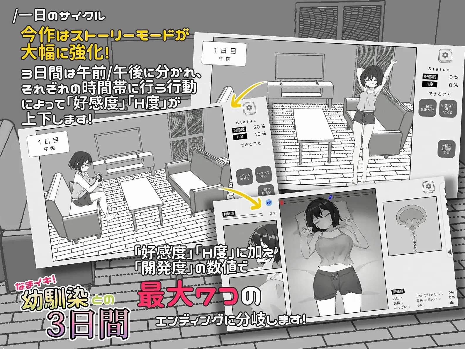 Cheeky! 3 Days with My Childhood Friend screenshot 2