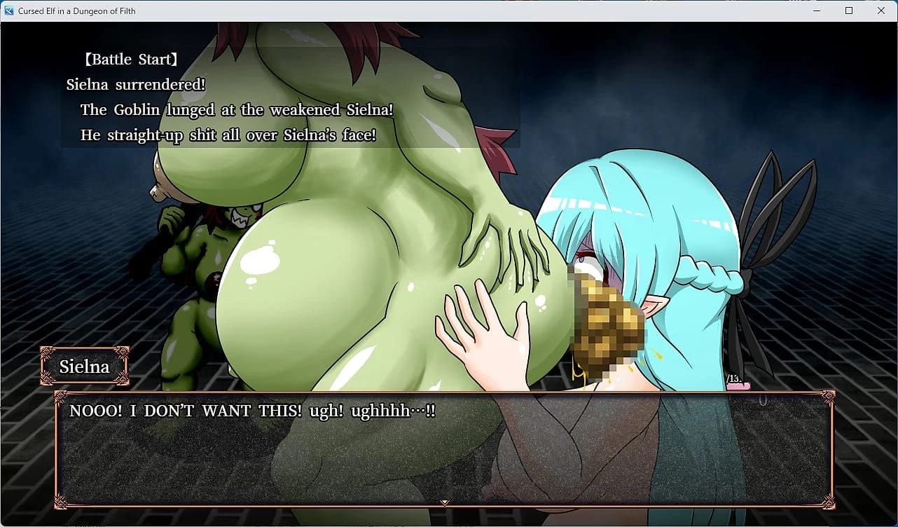 Cursed Elf in a Dungeon of Filth screenshot 2