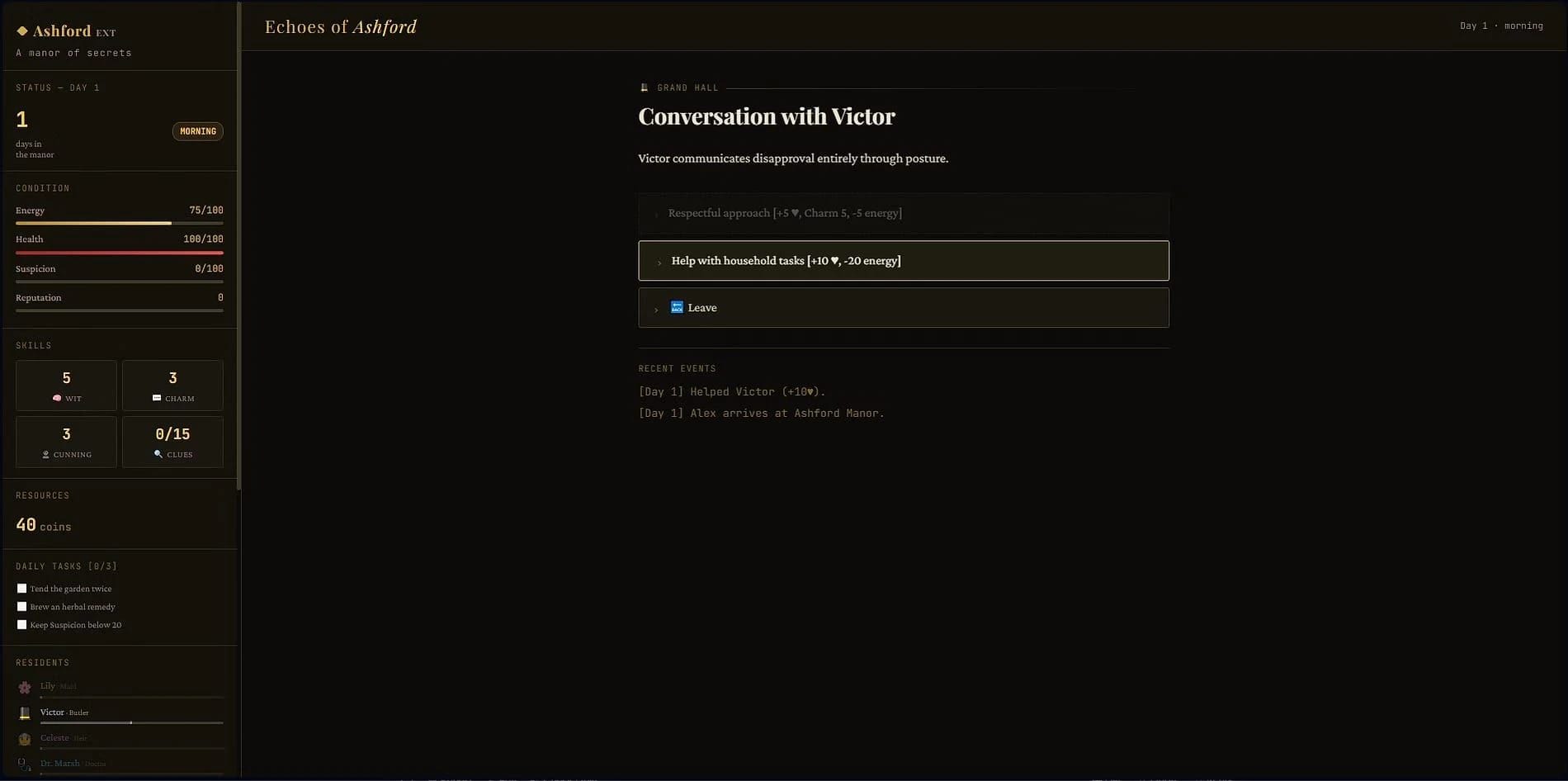 Echoes of Ashford screenshot 2