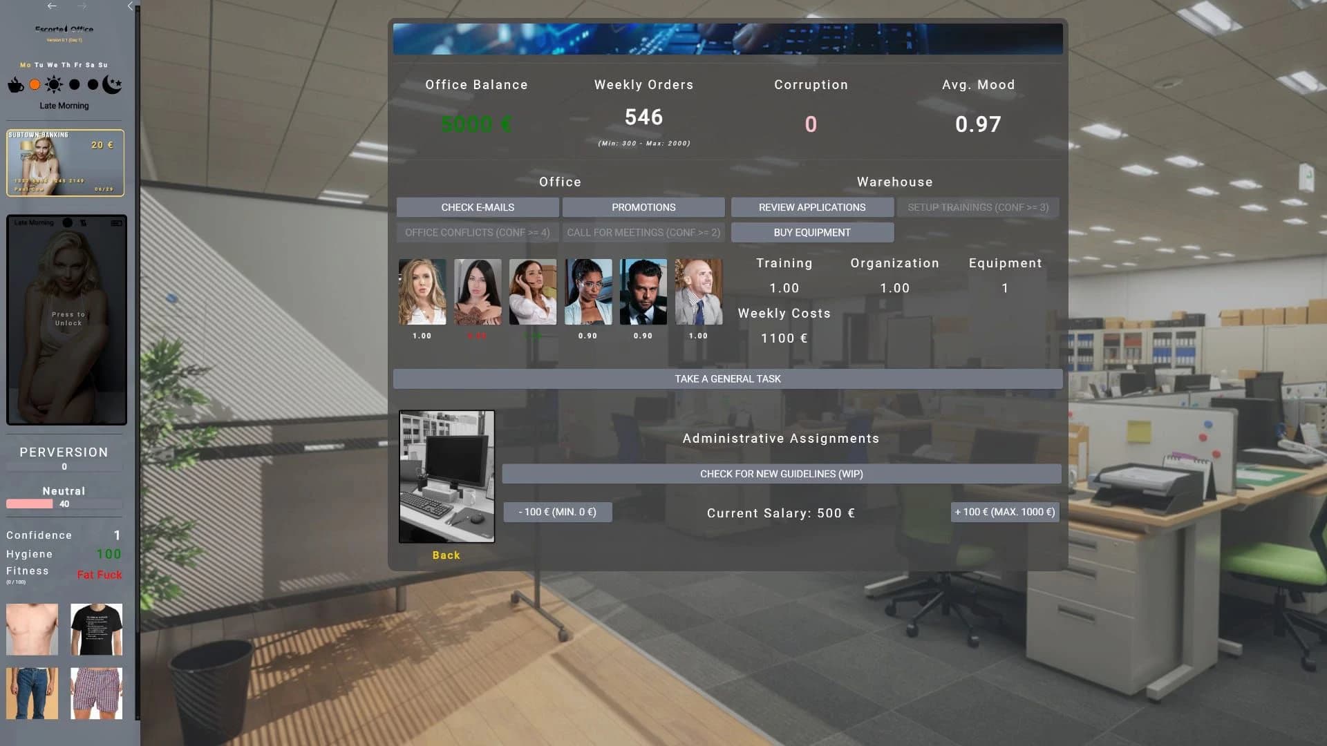 Escorted Office screenshot 1