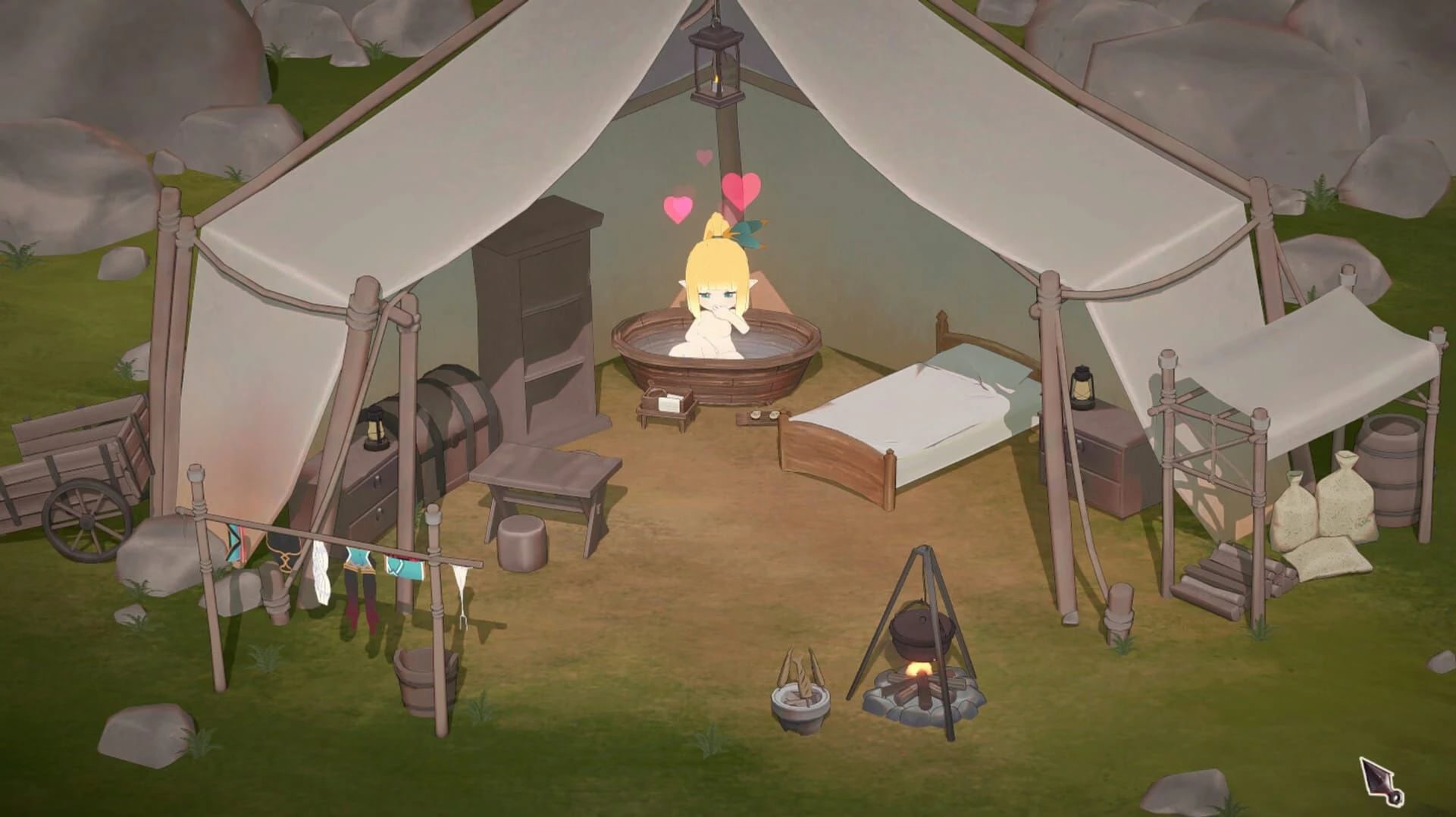 Flee, My Elven Ninja! 3D screenshot 2