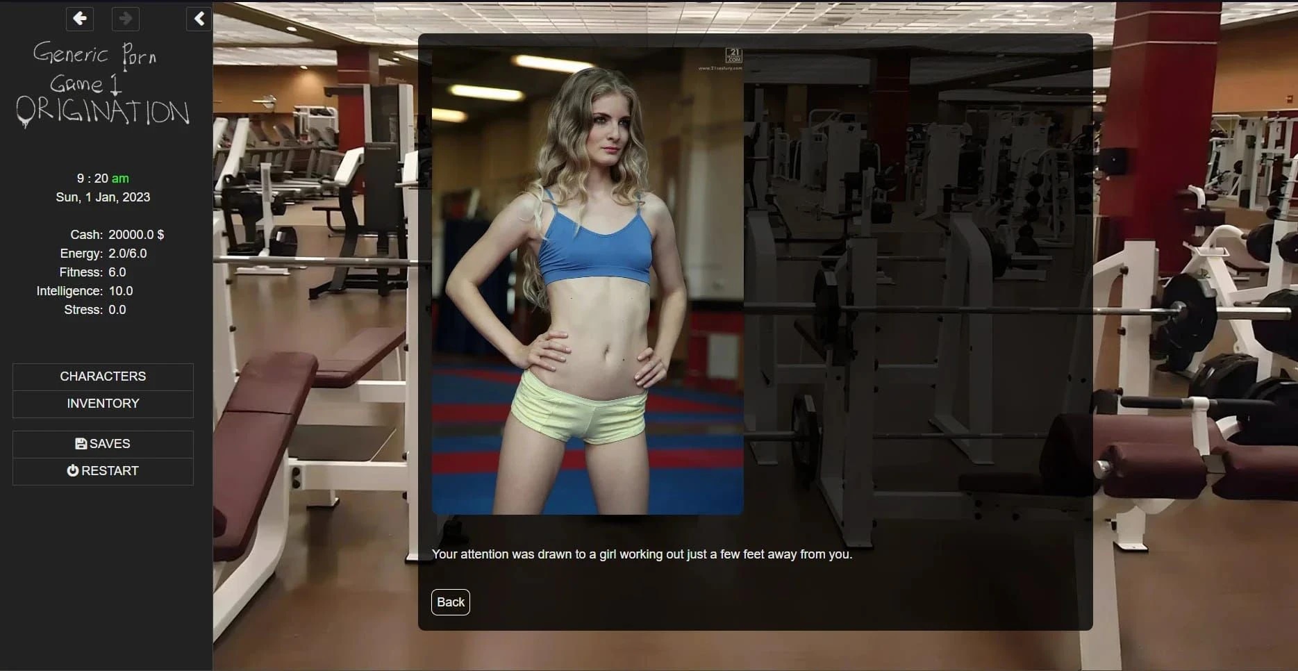 Generic Porn Game 1 - Origination screenshot 1