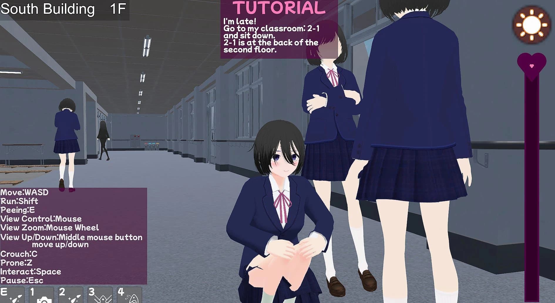 Hentai in the School A Heart-Pounding Pervert Simulation Game screenshot 1