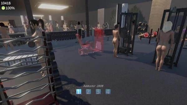 Hot Girls Gym – Nudist Gym Manager screenshot 1