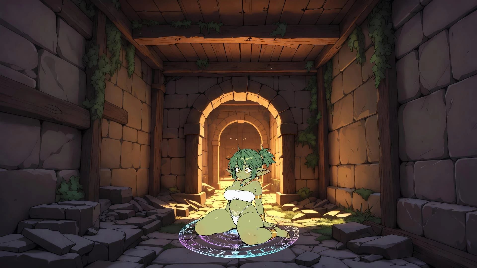 I'm a fat bastard who reincarnated as a THICC goblin girl screenshot 2