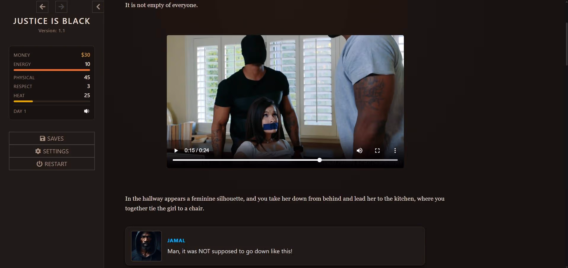 Justice Is Black screenshot 3