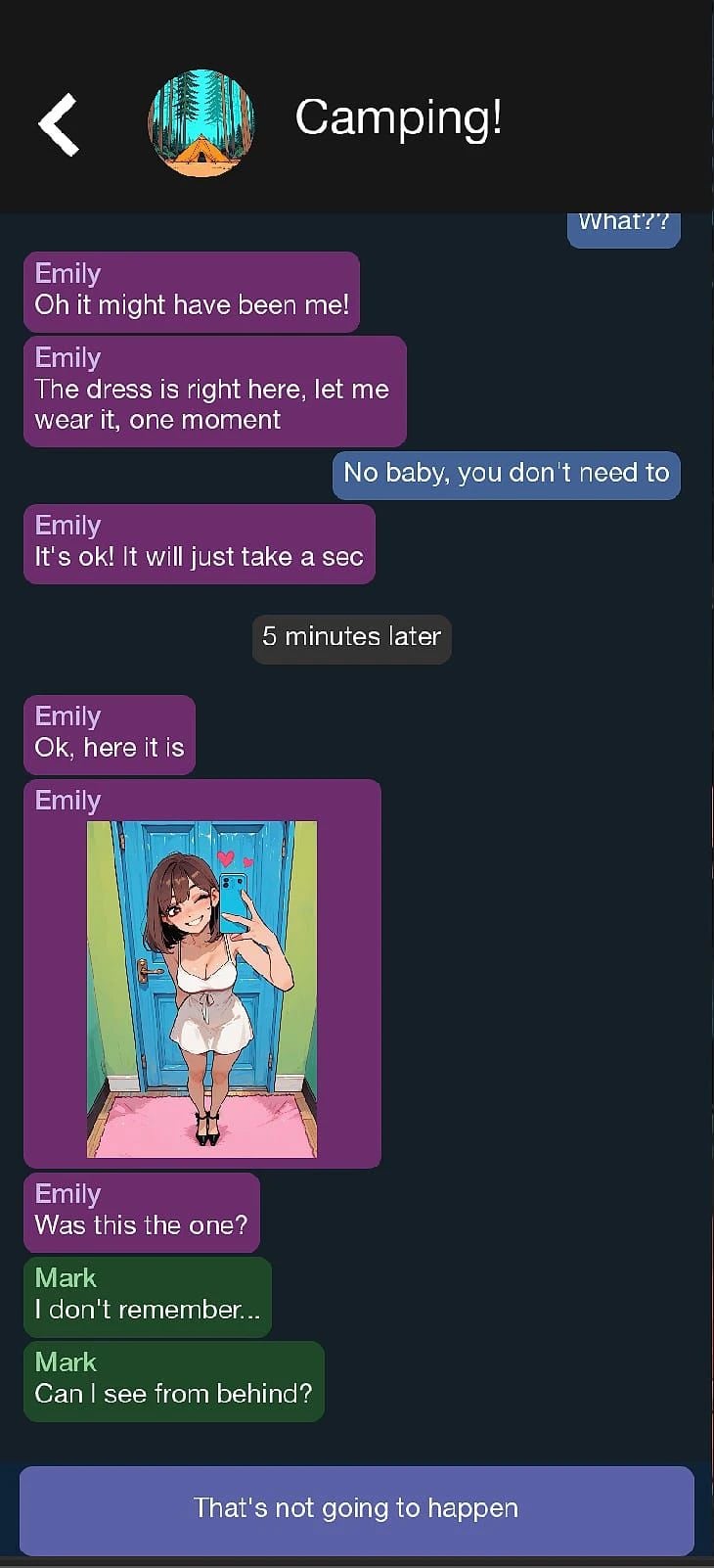 My NTR Girlfriend Goes Camping! screenshot 2