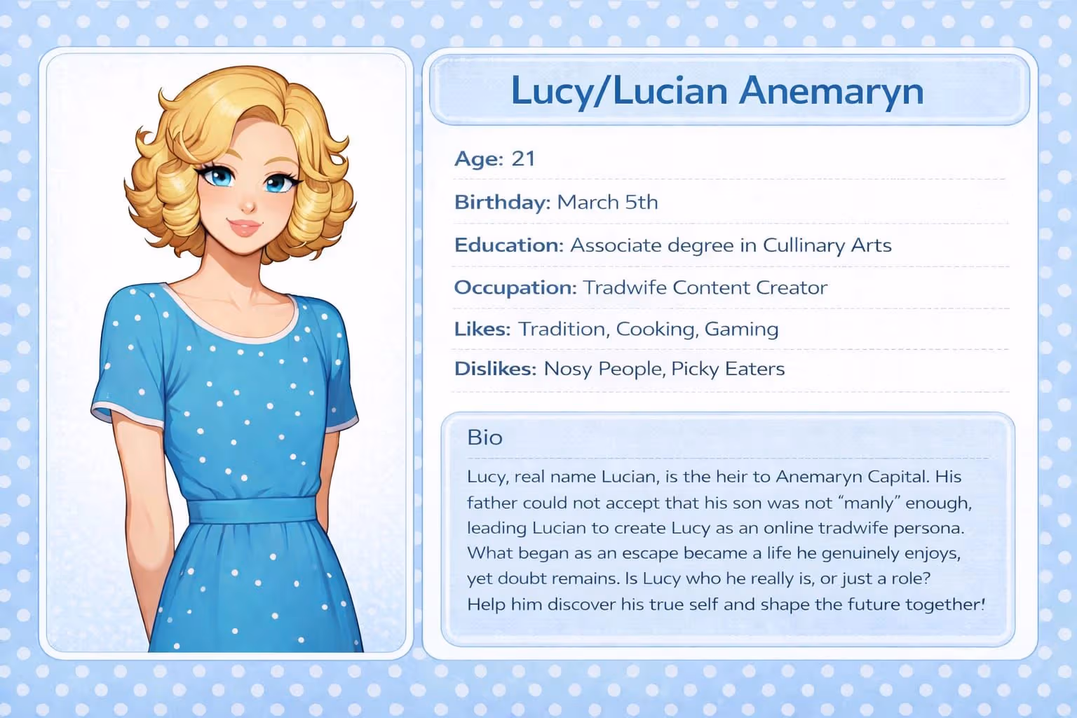 My tradwife is a Femboy? screenshot 1