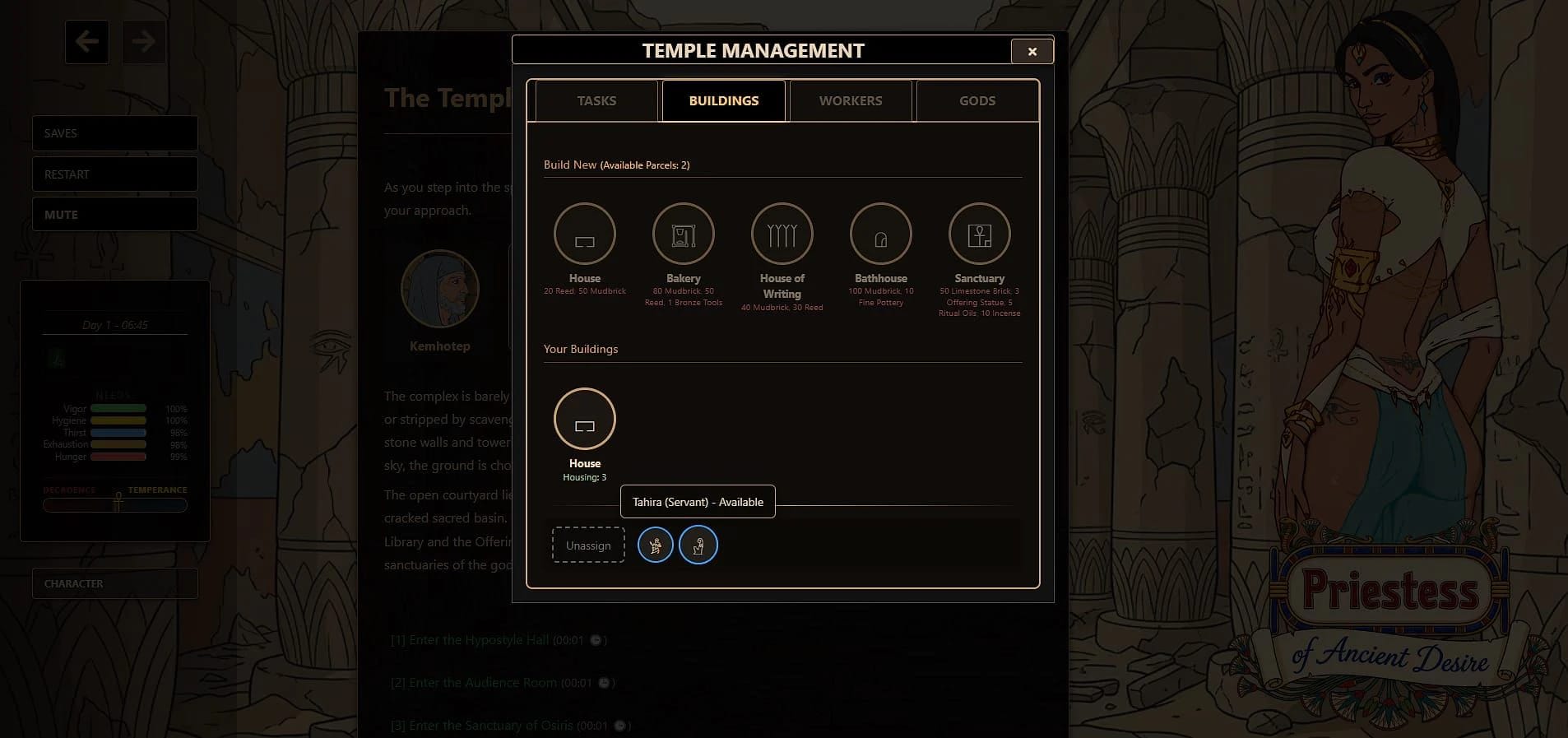 Priestess of Ancient Desire screenshot 3