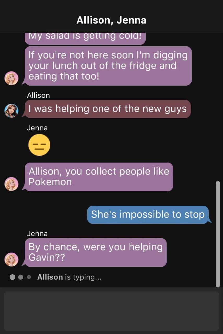 Sharing Allison screenshot 2