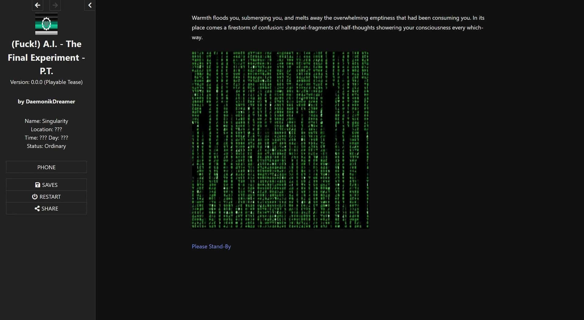 Singularity - The Final Experiment screenshot 1