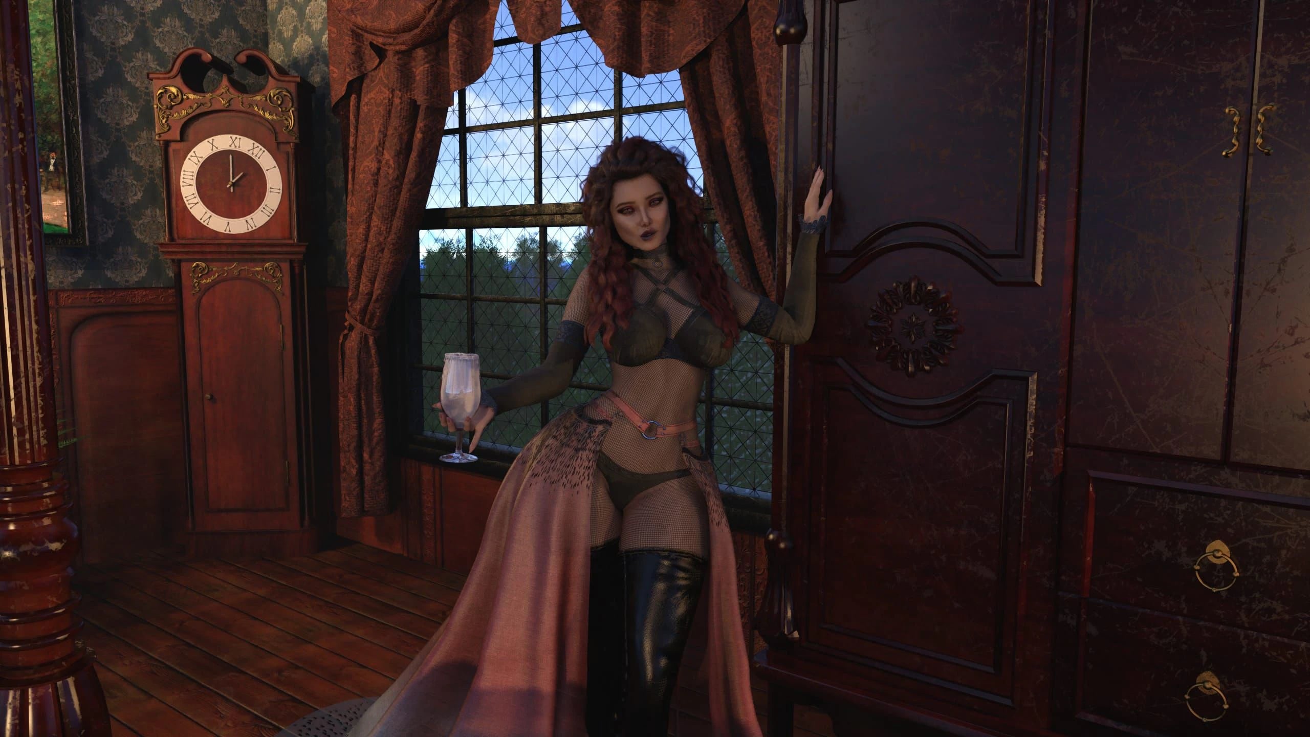 Sorceress In the Sinful Silkwood Yielding screenshot 2