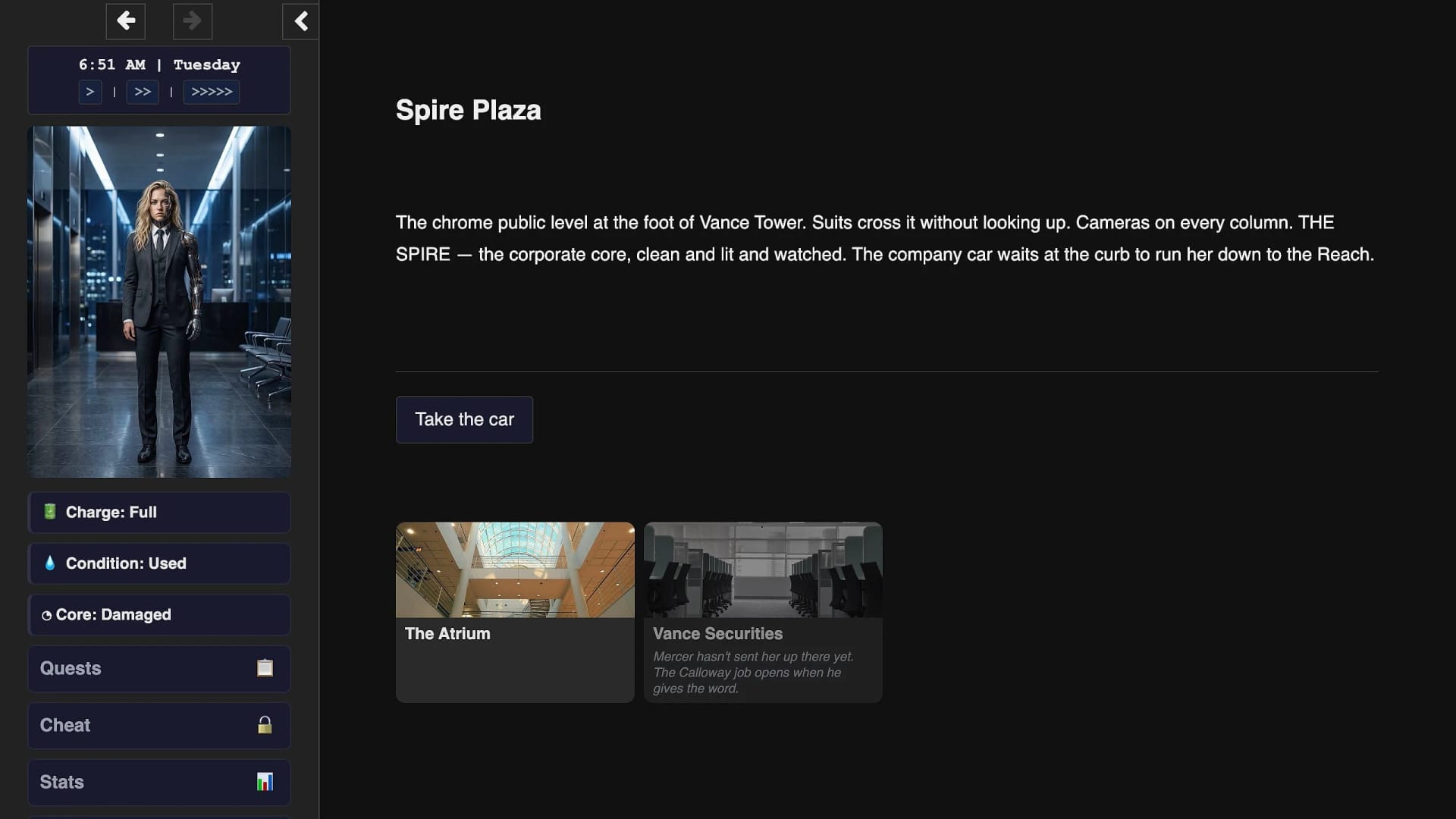 Vesper screenshot 2