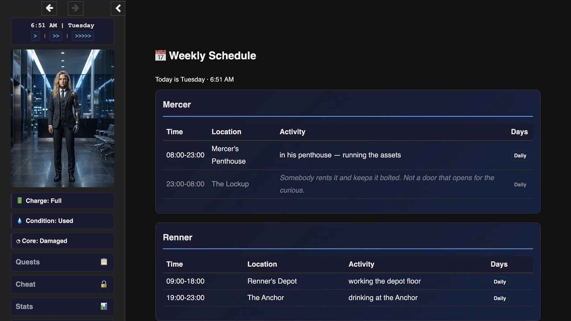 Vesper screenshot 3
