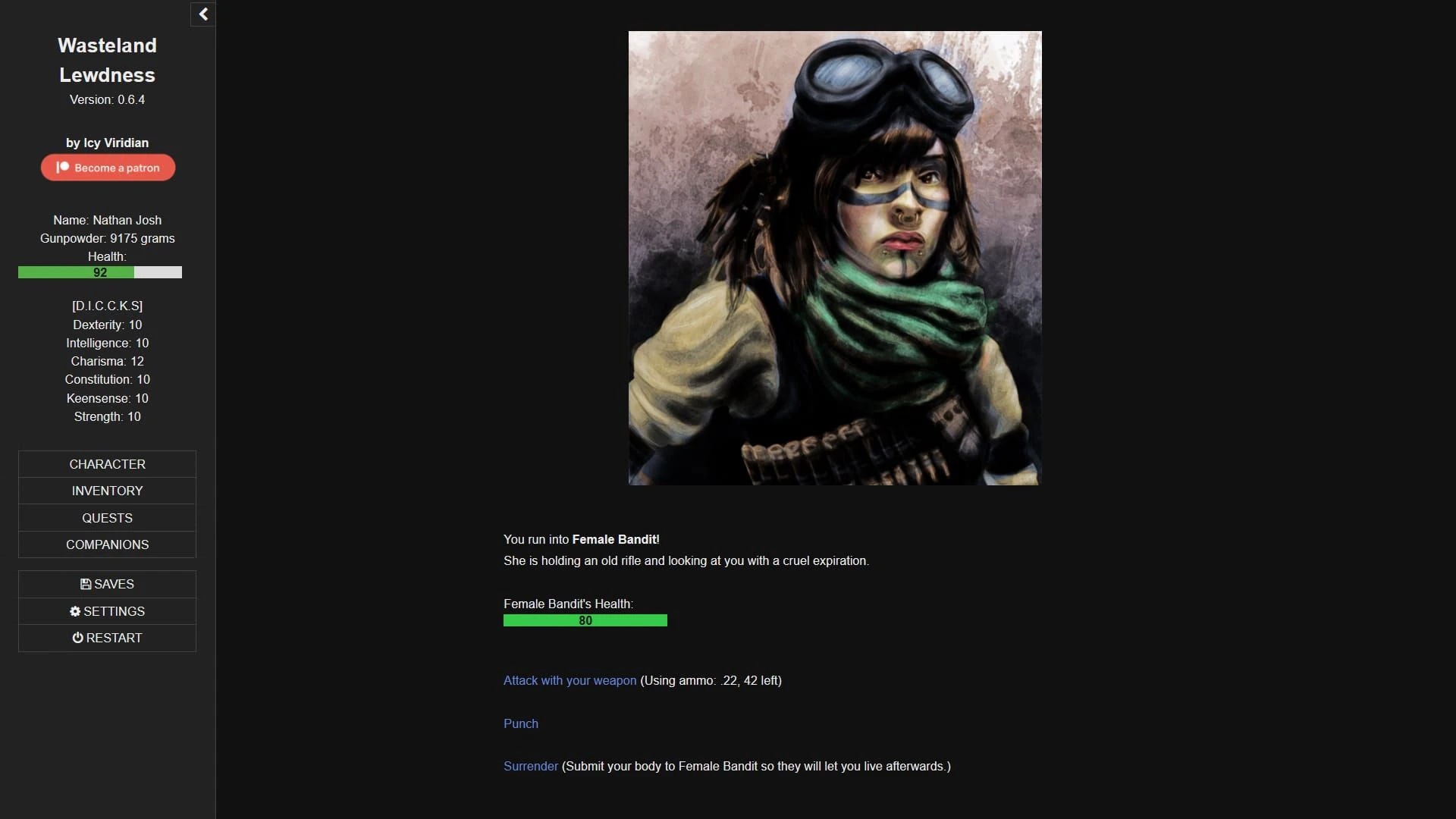 Wasteland Lewdness screenshot 1