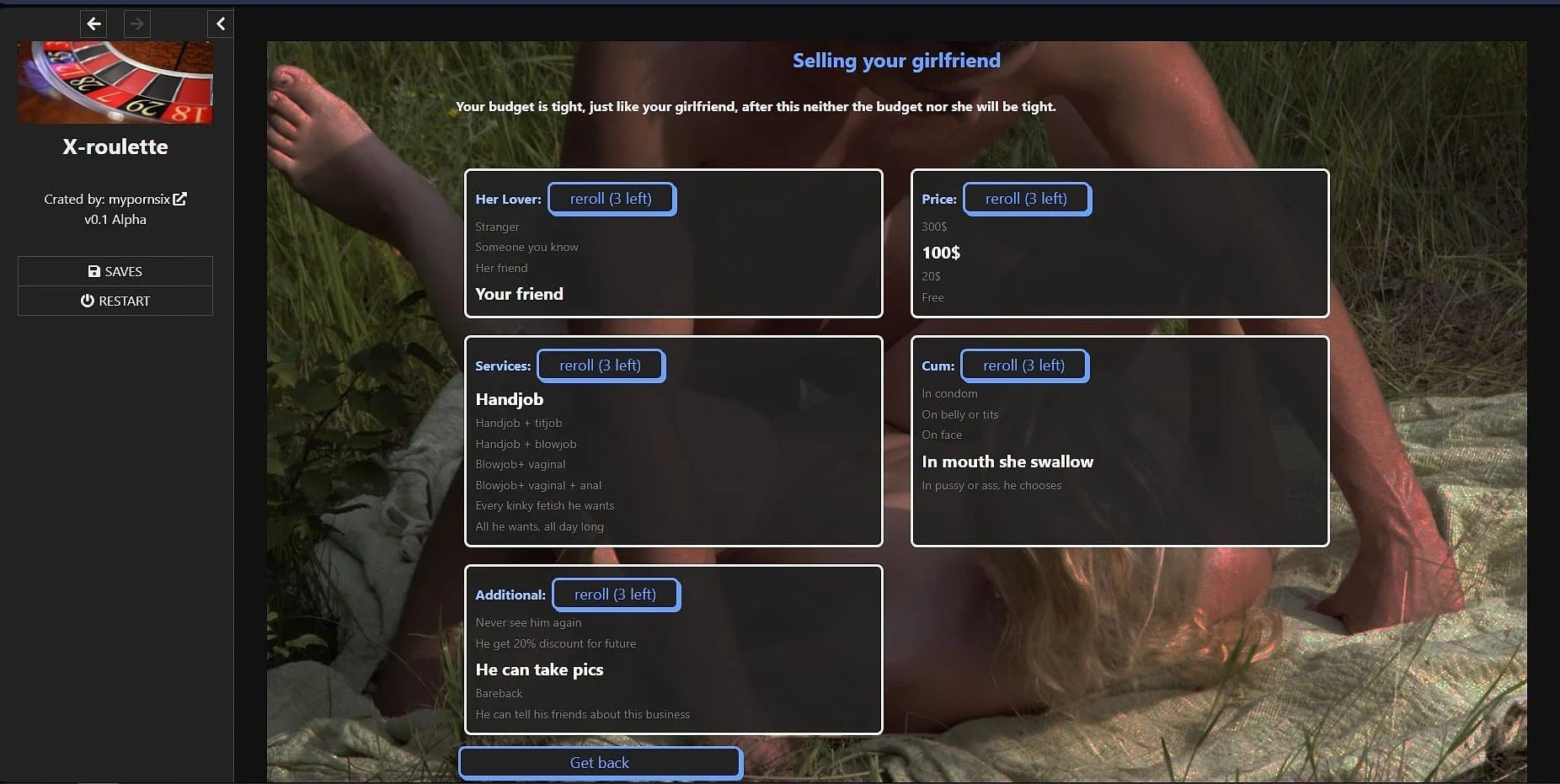 X-roulette screenshot 2